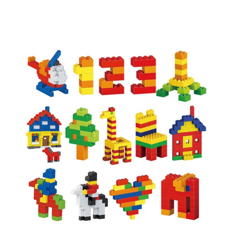 Foto 4 pulgar | Juego De Construcción Con Bloques De Construcción 1000 Piezas + Base - Venta Internacional.