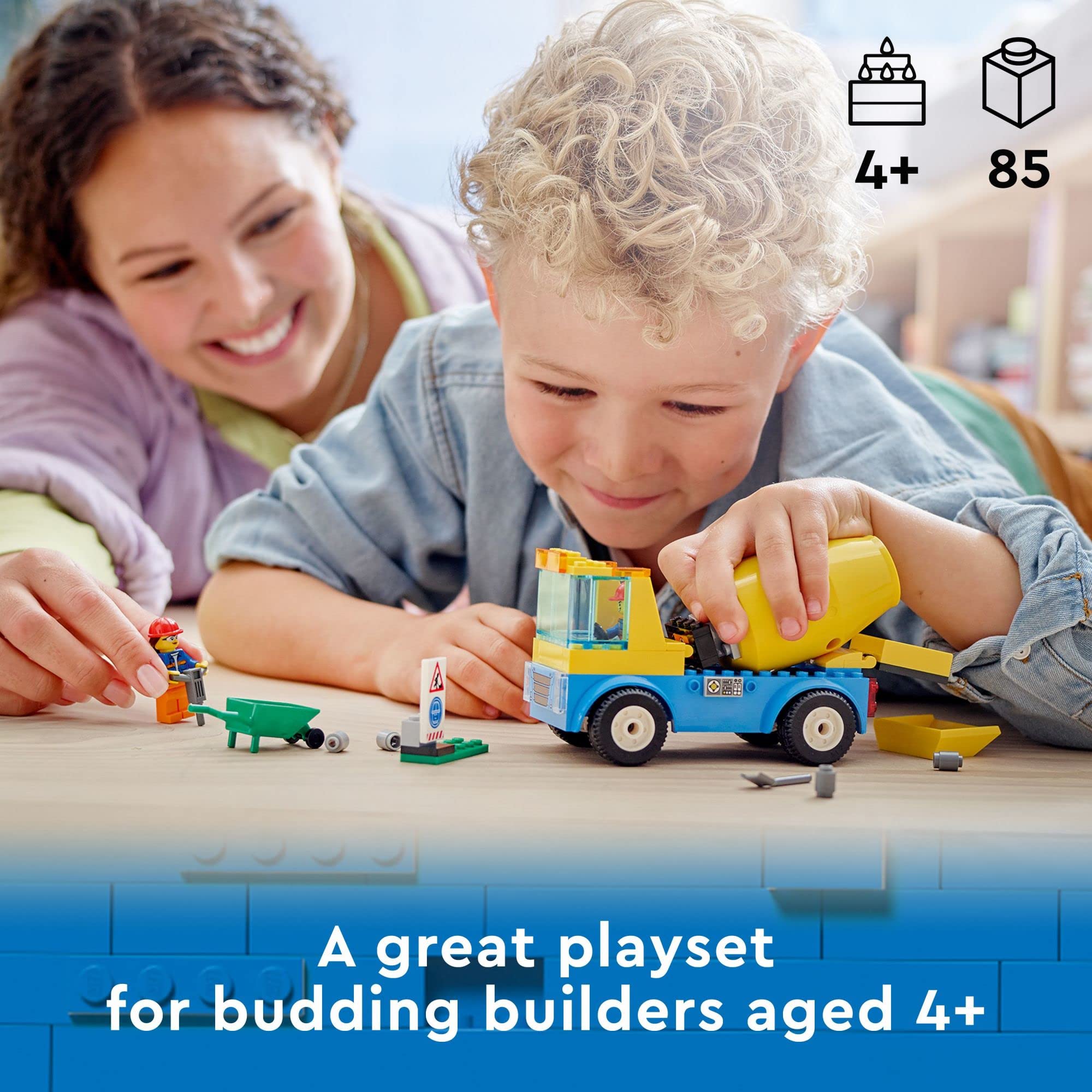 Foto 3 pulgar | Set De Juguetes De Construcción Lego City Cement Mixer Truck 60325 Kids 4+ - Venta Internacional.