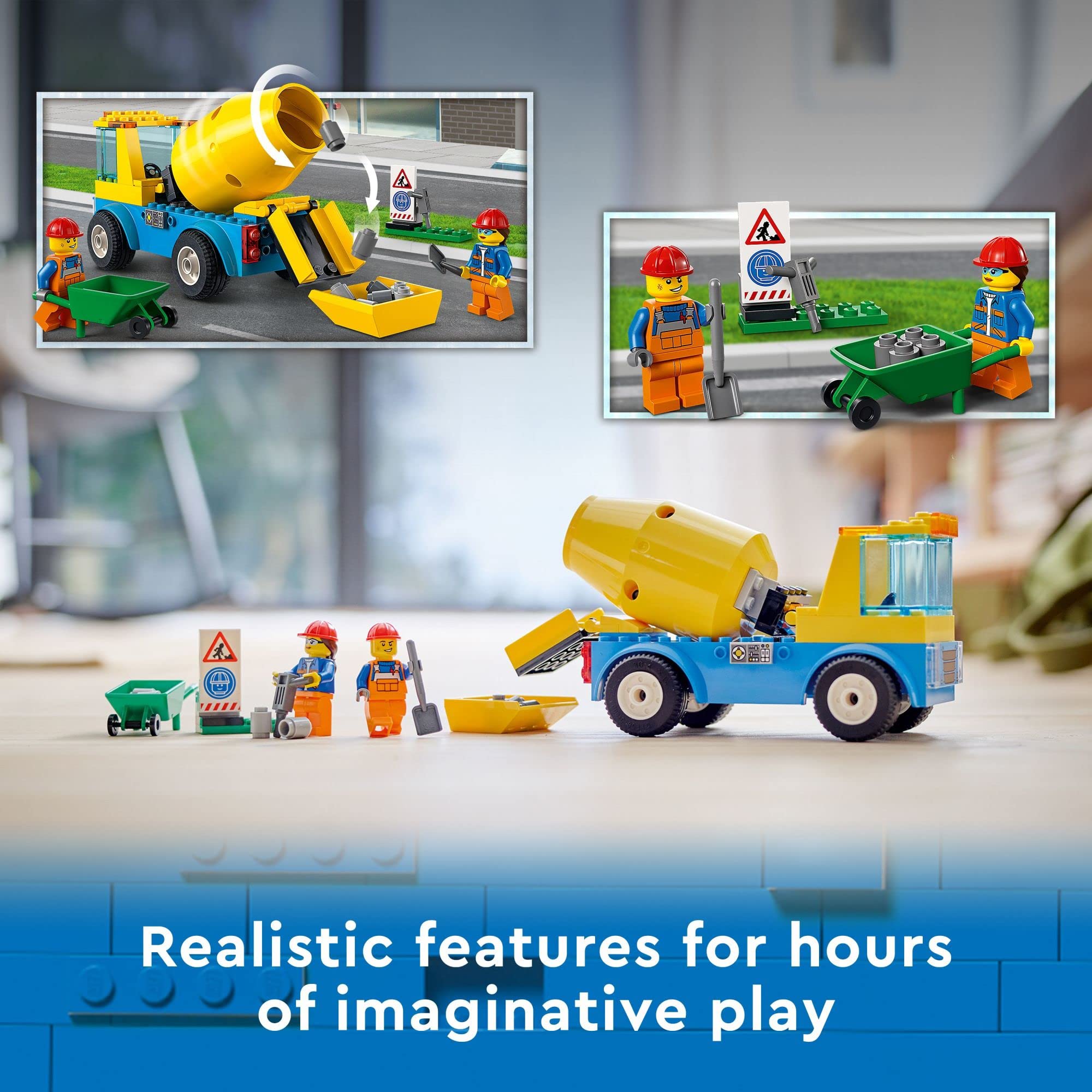 Foto 5 pulgar | Set De Juguetes De Construcción Lego City Cement Mixer Truck 60325 Kids 4+ - Venta Internacional.