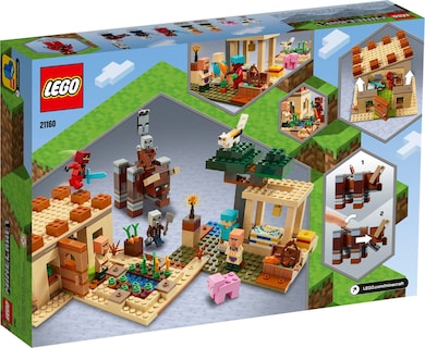 Foto 4 | Juguete De Construcción Lego Minecraft The Villager Raid 21160 562p - Venta Internacional.