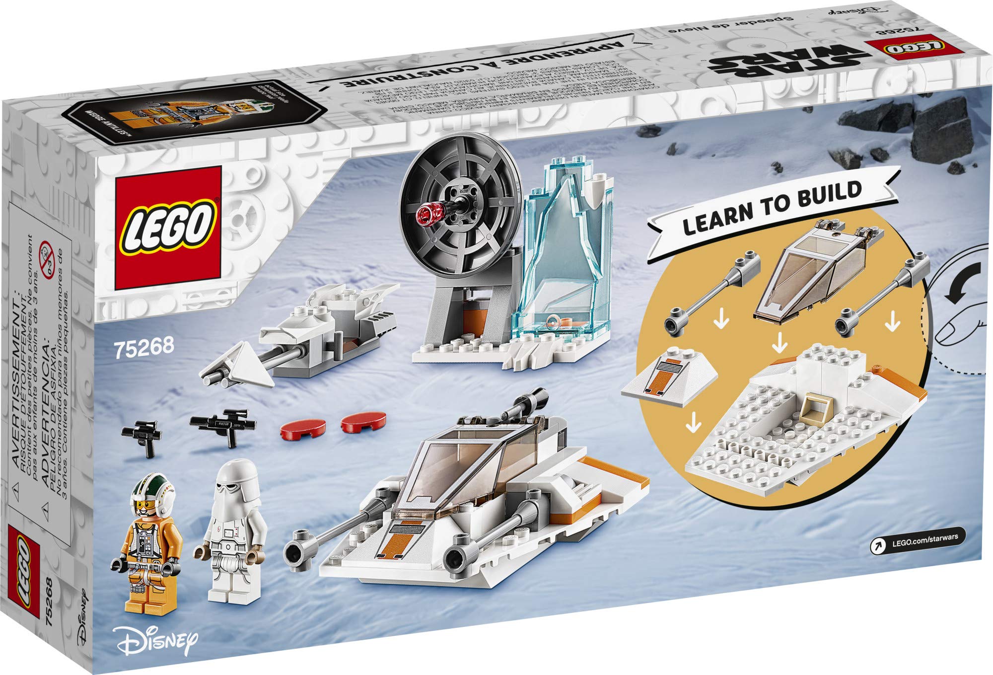Foto 6 pulgar | Juguete de Construcción Lego Star Wars Snowspeeder 75268 91 Piezas - Venta Internacional