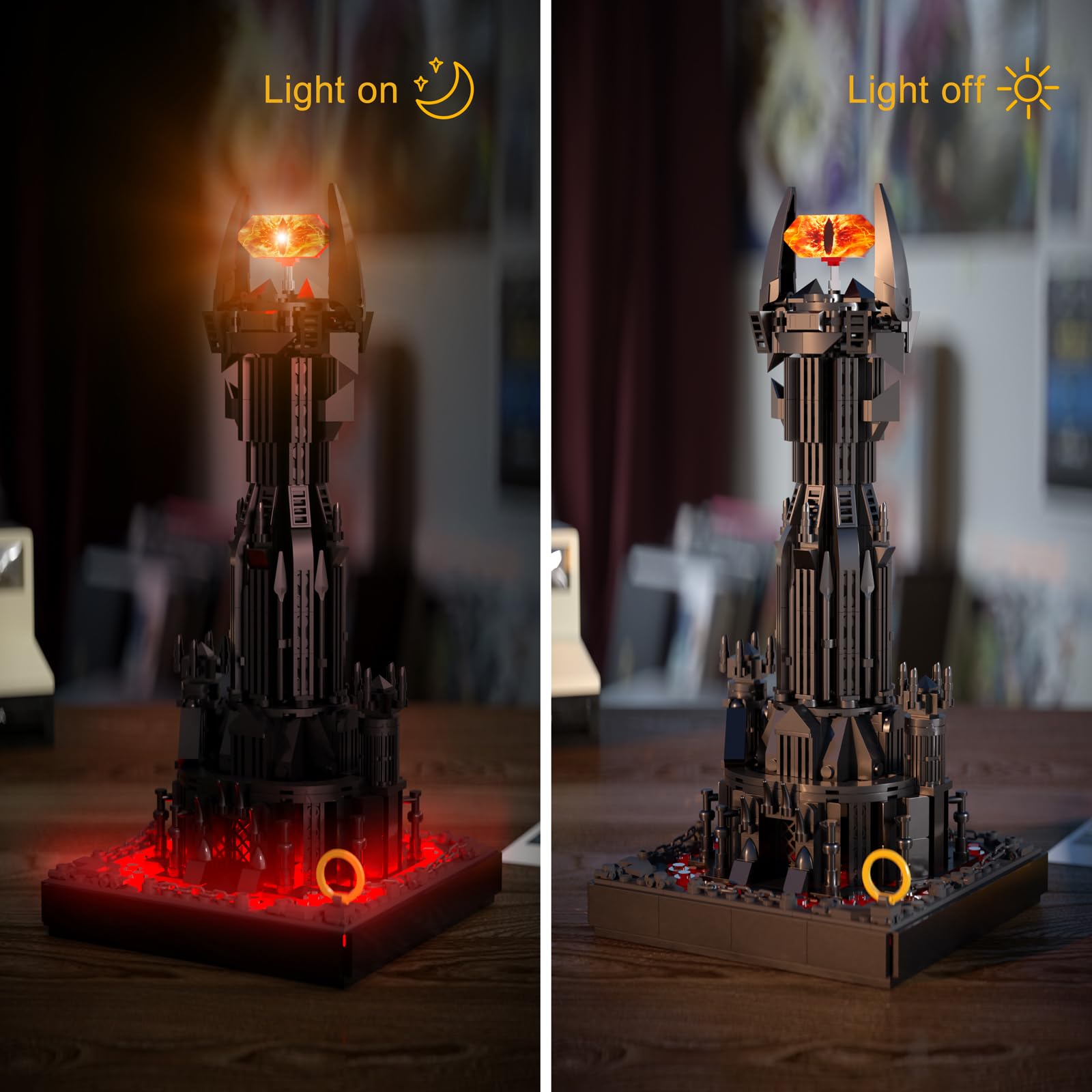 Foto 3 pulgar | Set de Construcción Vonado Dark Tower con Luces Led 779 Piezas - Venta Internacional