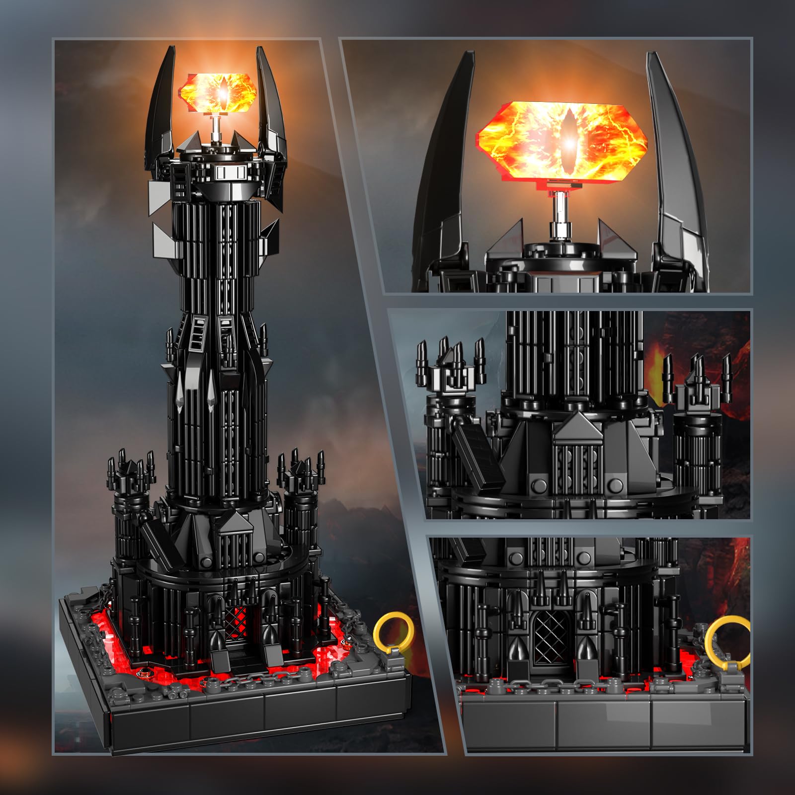 Foto 4 pulgar | Set de Construcción Vonado Dark Tower con Luces Led 779 Piezas - Venta Internacional