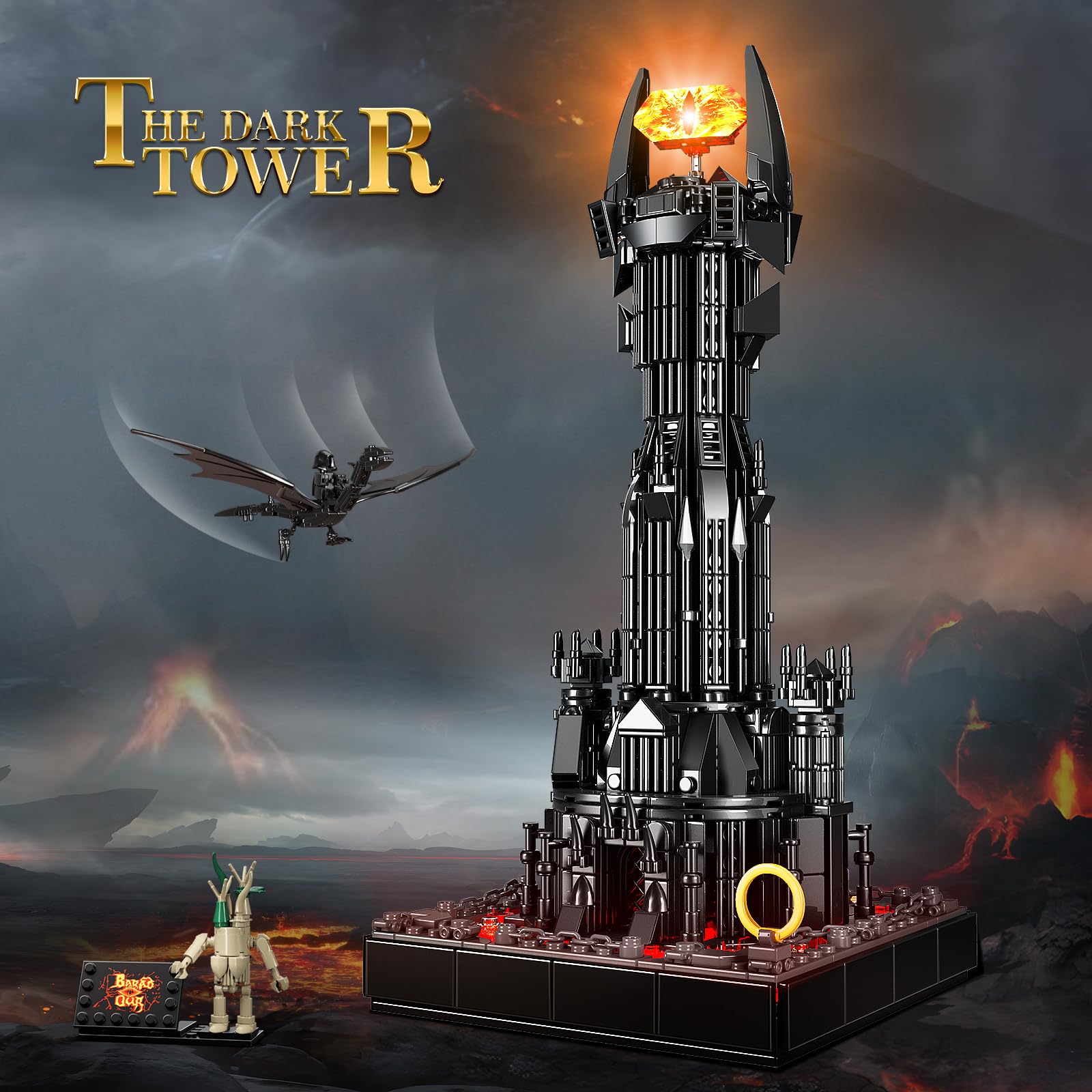 Foto 5 pulgar | Set de Construcción Vonado Dark Tower con Luces Led 779 Piezas - Venta Internacional