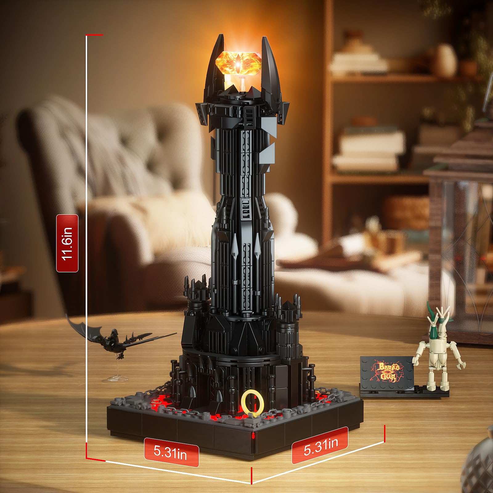 Foto 6 pulgar | Set de Construcción Vonado Dark Tower con Luces Led 779 Piezas - Venta Internacional