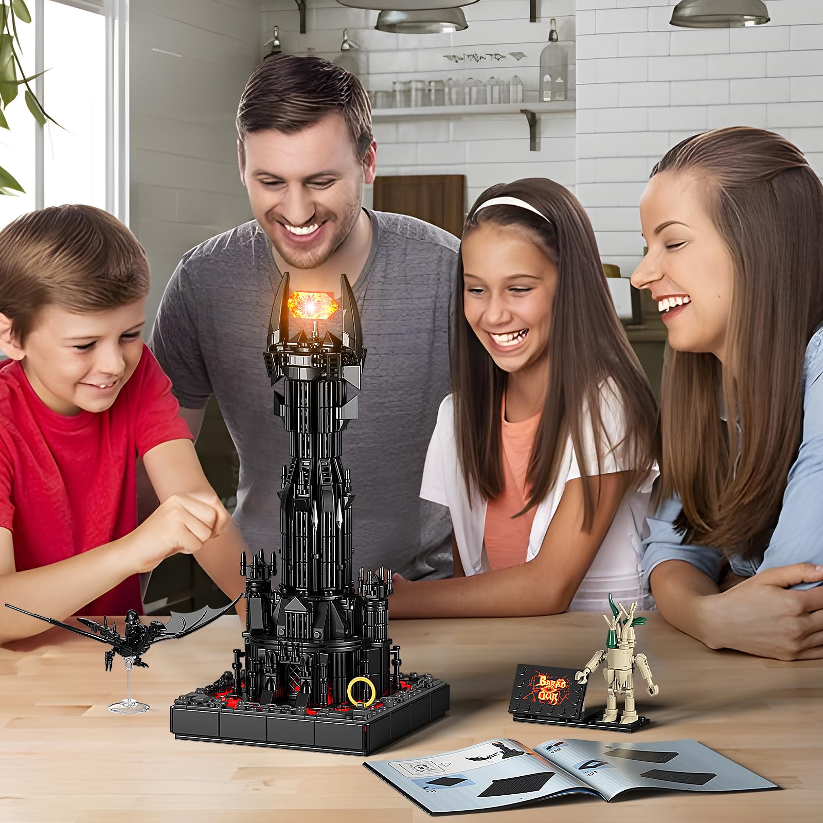 Foto 8 pulgar | Set de Construcción Vonado Dark Tower con Luces Led 779 Piezas - Venta Internacional