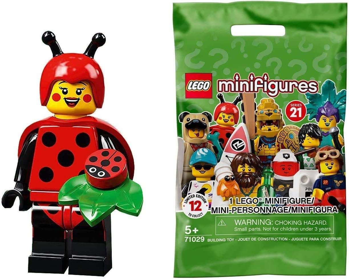Minifiguras Coleccionables Lego De Juguete, Serie 21, Ladybug Girl - Venta Internacional.