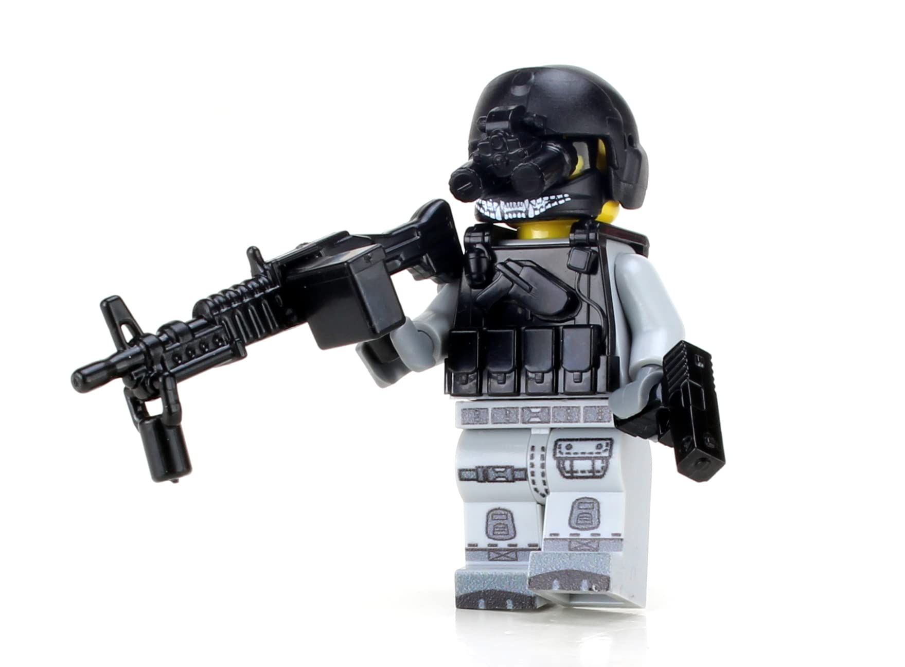 Foto 3 pulgar | Minifigura Battle Brick, Jefe De Tripulación De Helicóptero Militar, 4 Cm De Altura - Venta Internacional.