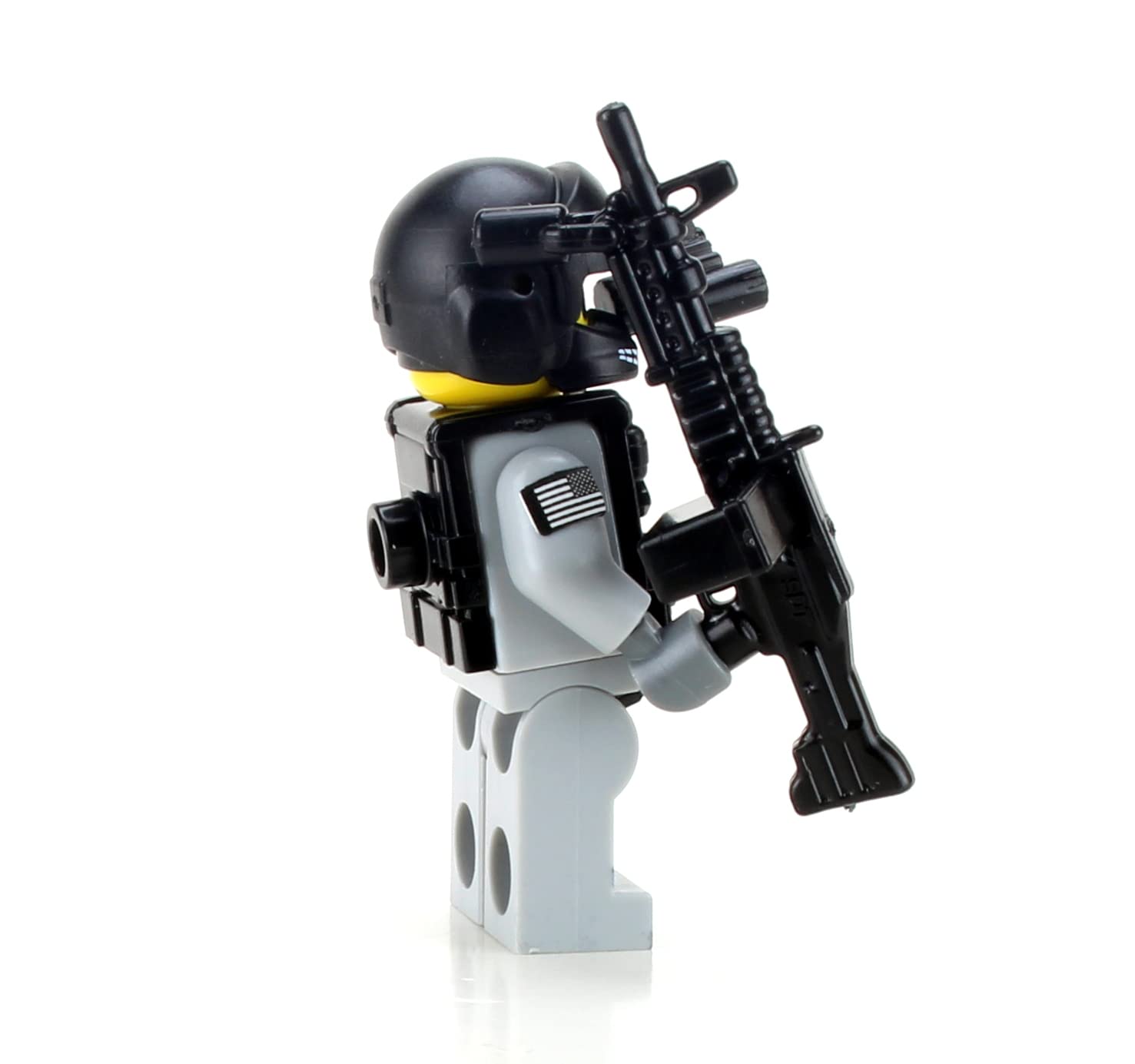 Foto 4 pulgar | Minifigura Battle Brick, Jefe De Tripulación De Helicóptero Militar, 4 Cm De Altura - Venta Internacional.