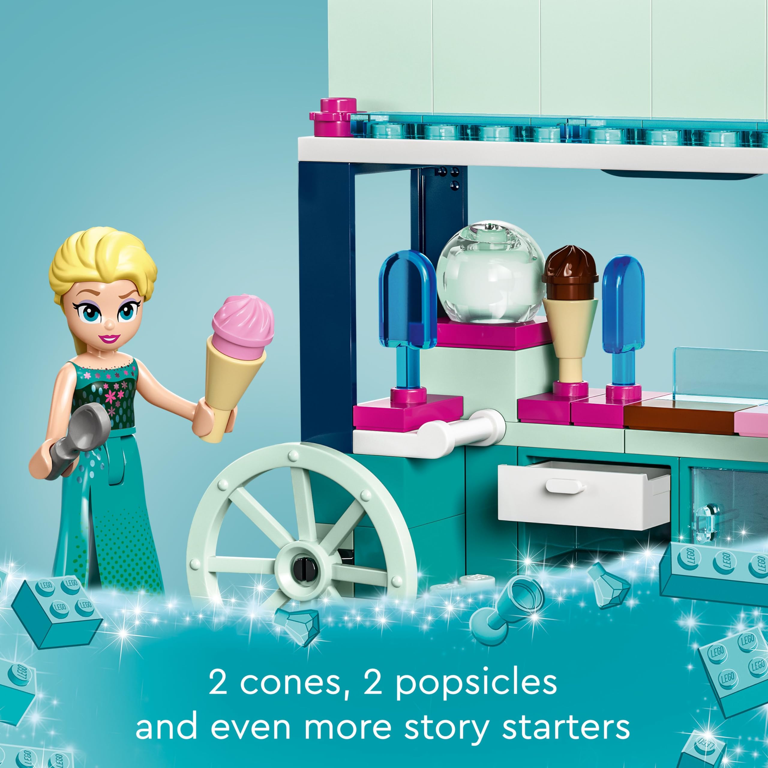 Foto 4 pulgar | Soporte Para Helados Lego Disney Princess Elsa's 43234 - Venta Internacional.