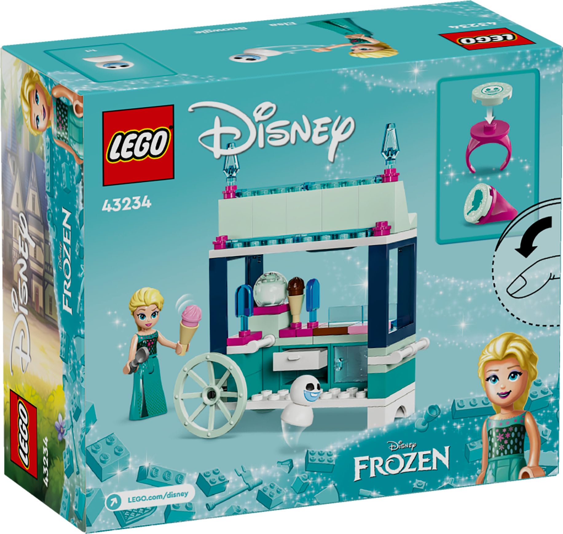Foto 7 pulgar | Soporte Para Helados Lego Disney Princess Elsa's 43234 - Venta Internacional.
