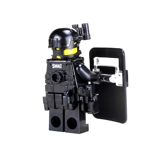 Foto 5 | Minifigura Lego Battle Brick Swat Pointman - Venta Internacional
