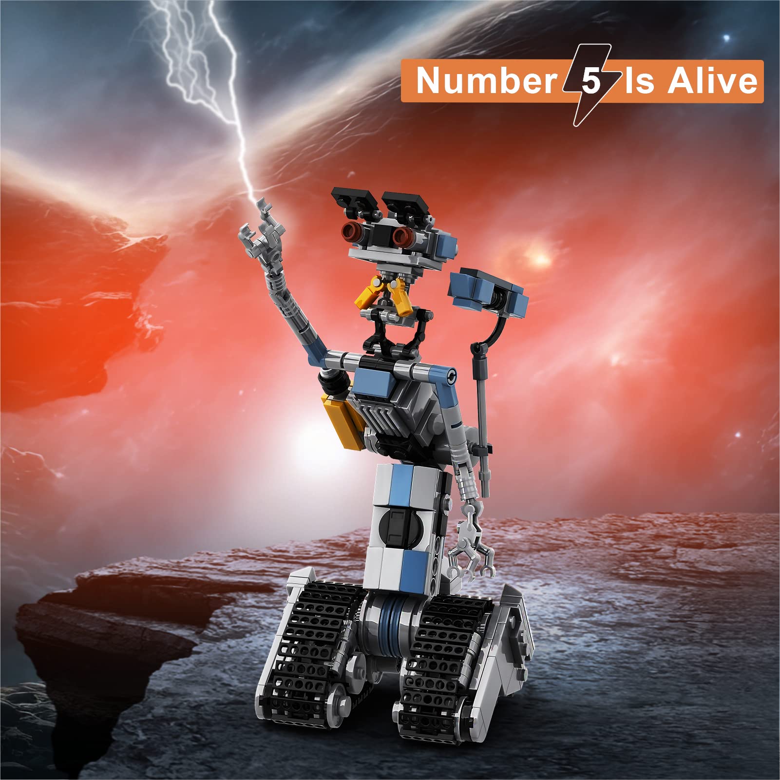 Foto 6 pulgar | Set de Bloques de Construcción Vonado Johnny 5 Robot Con 370 Piezas para Más De 6 Años - Venta Internacional