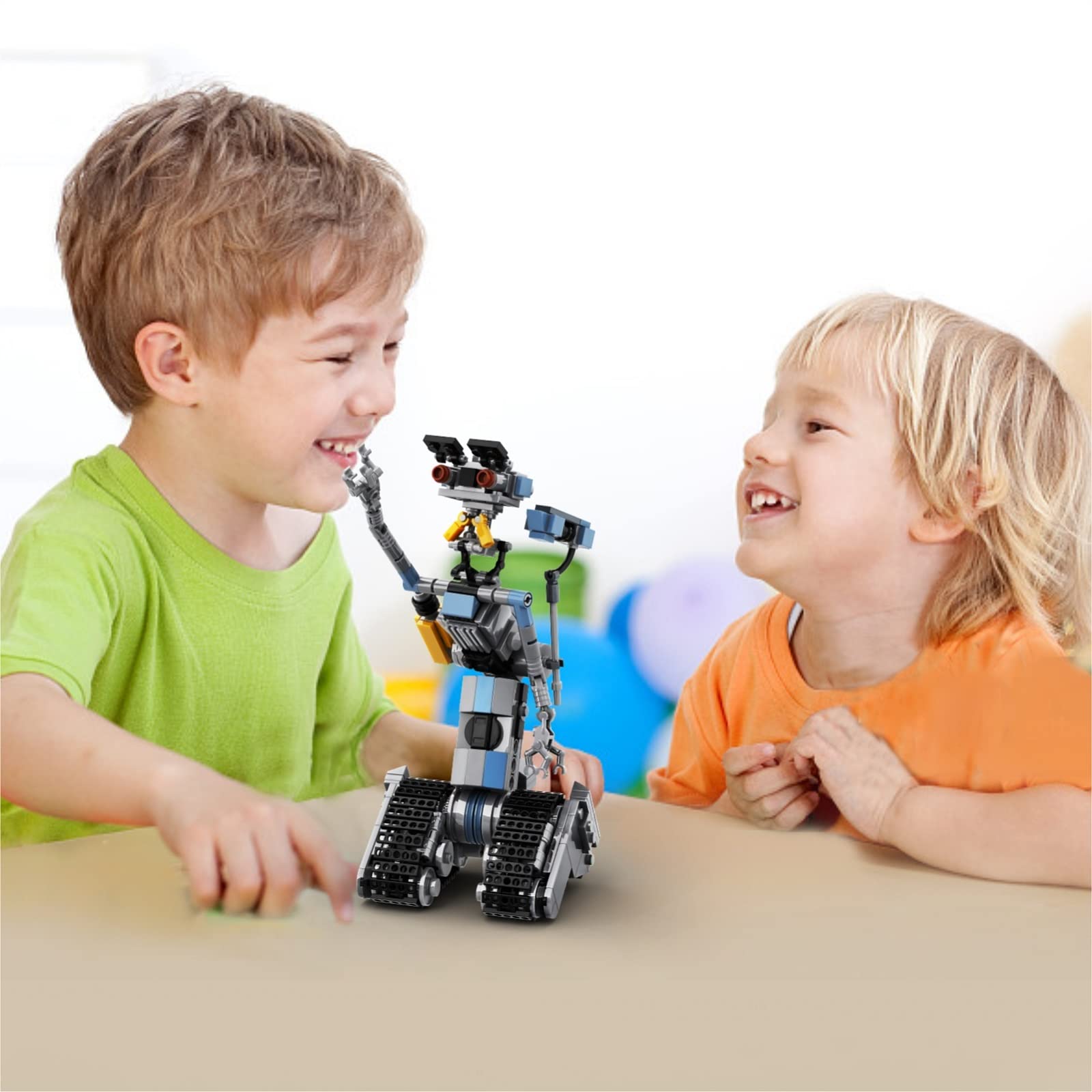 Foto 8 pulgar | Set de Bloques de Construcción Vonado Johnny 5 Robot Con 370 Piezas para Más De 6 Años - Venta Internacional