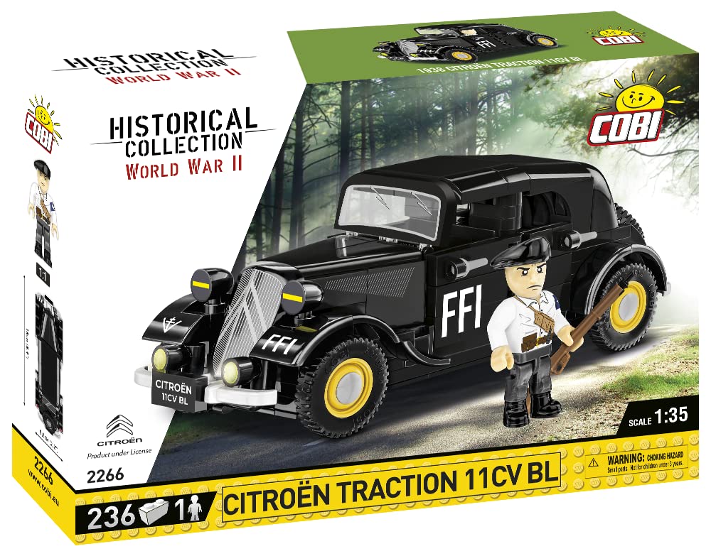 Bloques De Construcción Cobi Toys Wwii 1938 Citroen Traction 11c 236 - Venta Internacional.