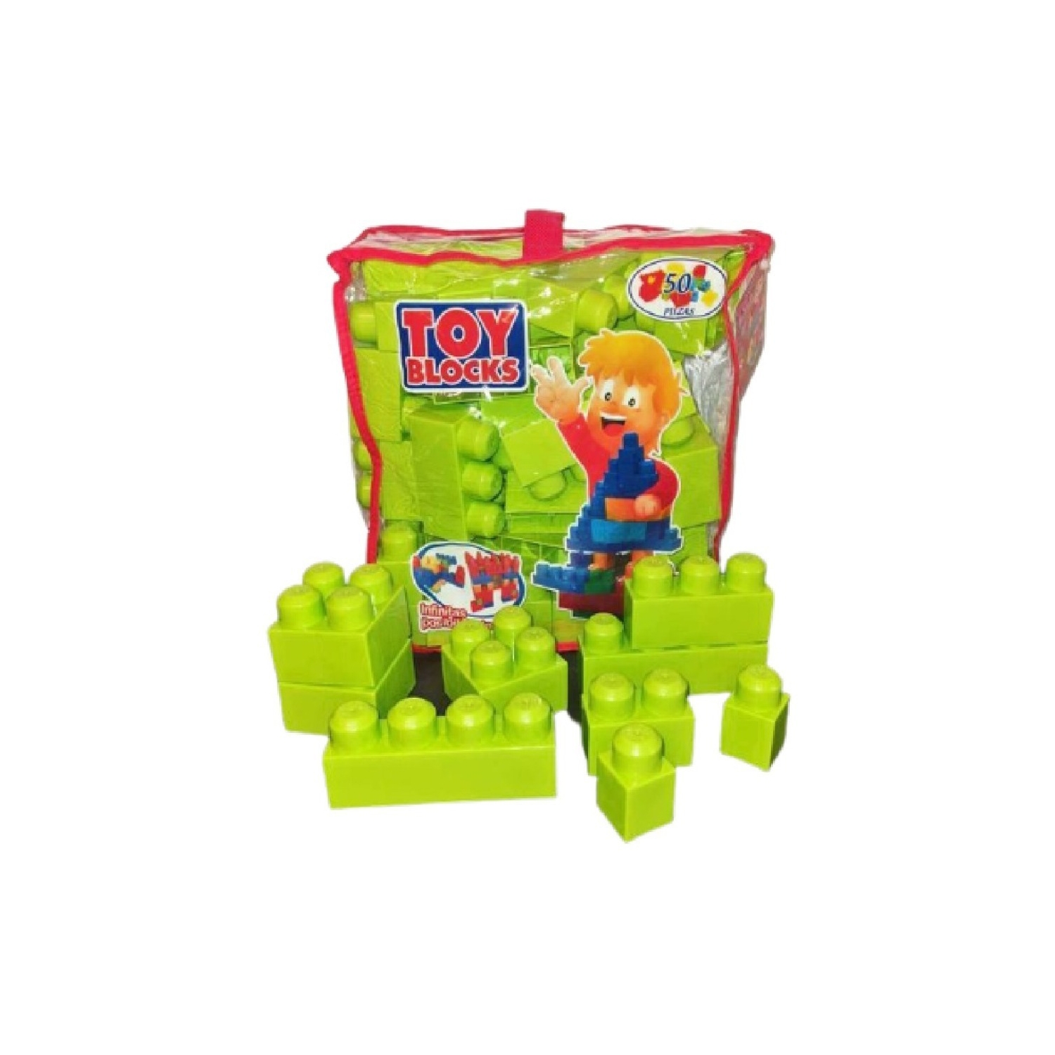 Bloques de Construcción Mega Blocks 50 Piezas - Apple - Venta Internacional