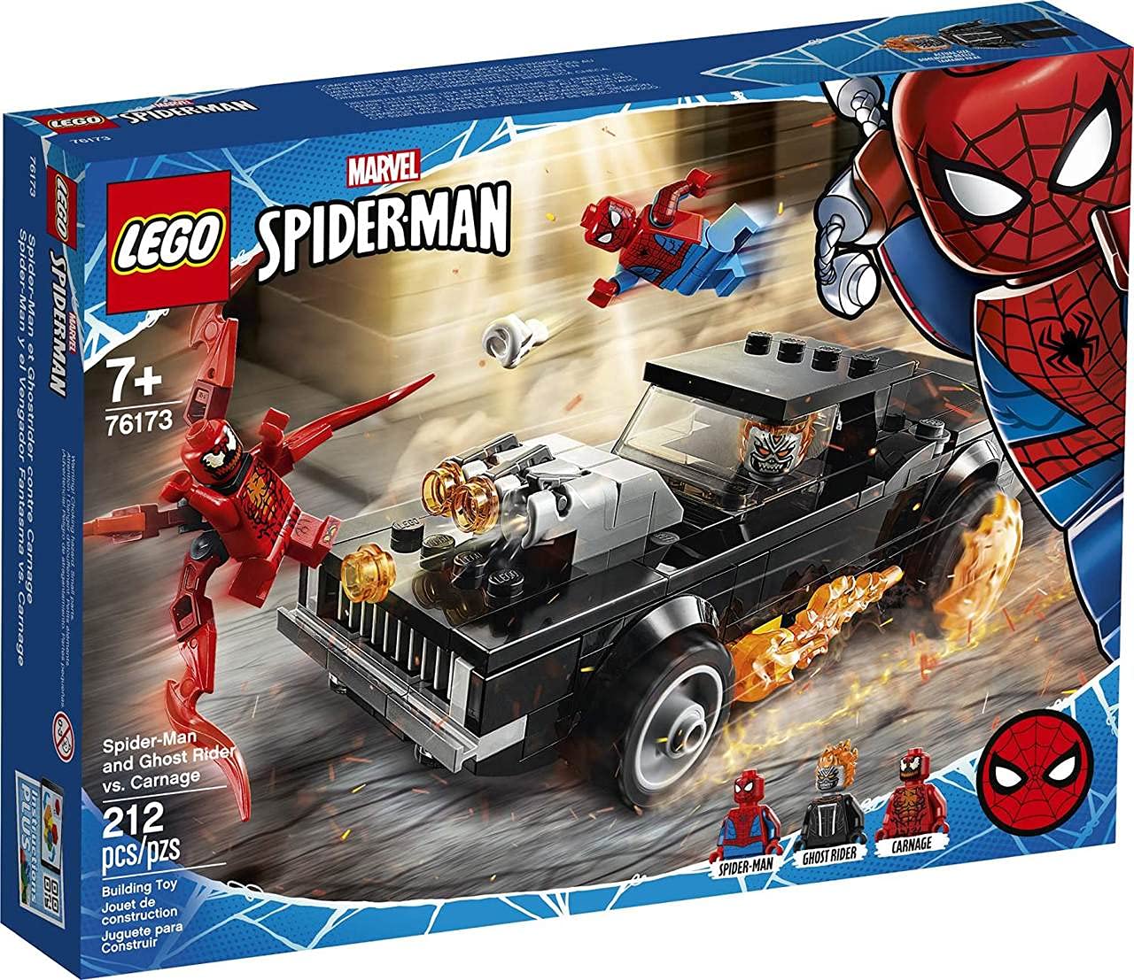 Foto 2 pulgar | Juguete de Construcción Lego Marvel Spider-man Spider-man Y Ghost Rider Vs. Carnage 76173- Venta Internacional