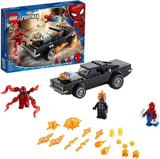 Foto 2 | Juguete de Construcción Lego Marvel Spider-man Spider-man Y Ghost Rider Vs. Carnage 76173- Venta Internacional