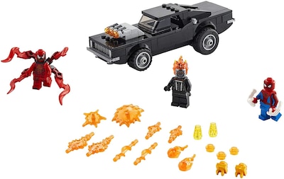 Foto 3 | Juguete de Construcción Lego Marvel Spider-man Spider-man Y Ghost Rider Vs. Carnage 76173- Venta Internacional