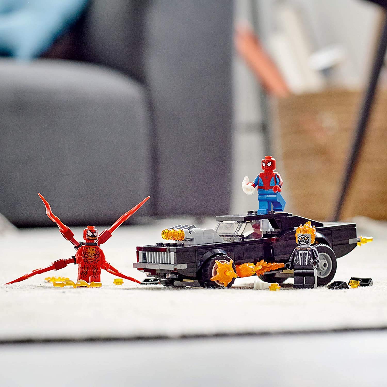 Foto 6 pulgar | Juguete de Construcción Lego Marvel Spider-man Spider-man Y Ghost Rider Vs. Carnage 76173- Venta Internacional