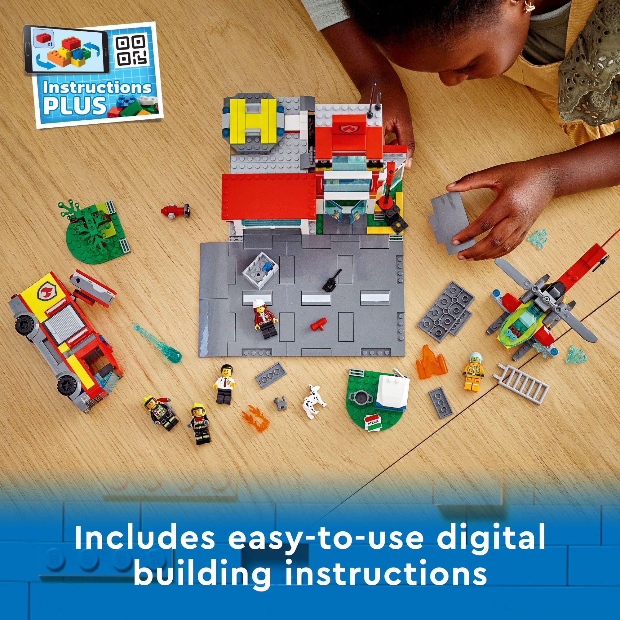 Foto 5 pulgar | Juguete De Construcción Lego City Fire Station 60320 Con Garaje Y Vehículos - Venta Internacional.