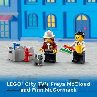 Foto 5 | Juguete De Construcción Lego City Fire Station 60320 Con Garaje Y Vehículos - Venta Internacional.