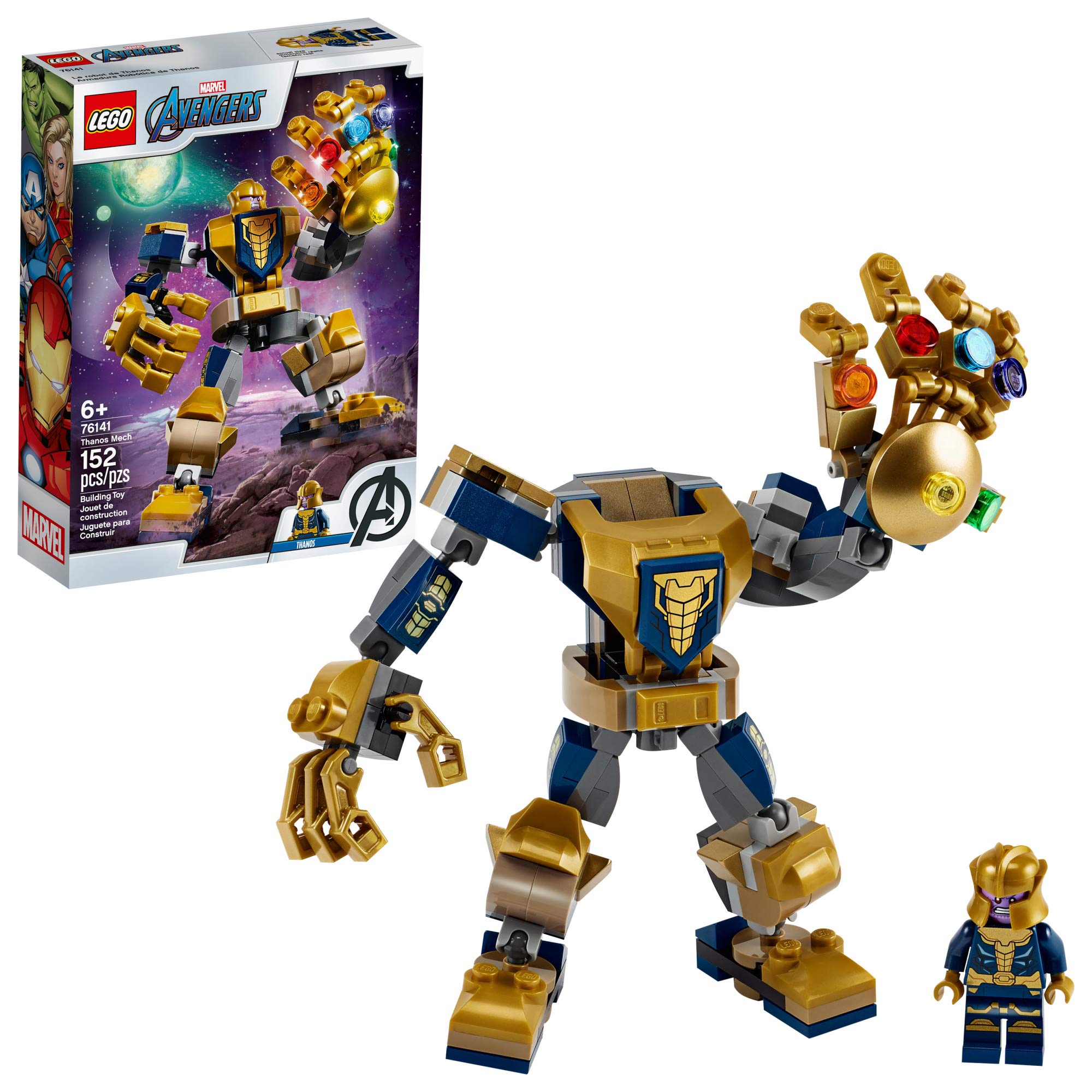 Foto 2 pulgar | Juguete De Construcción Lego Marvel Avengers Thanos Mech 76141 Kids - Venta Internacional.