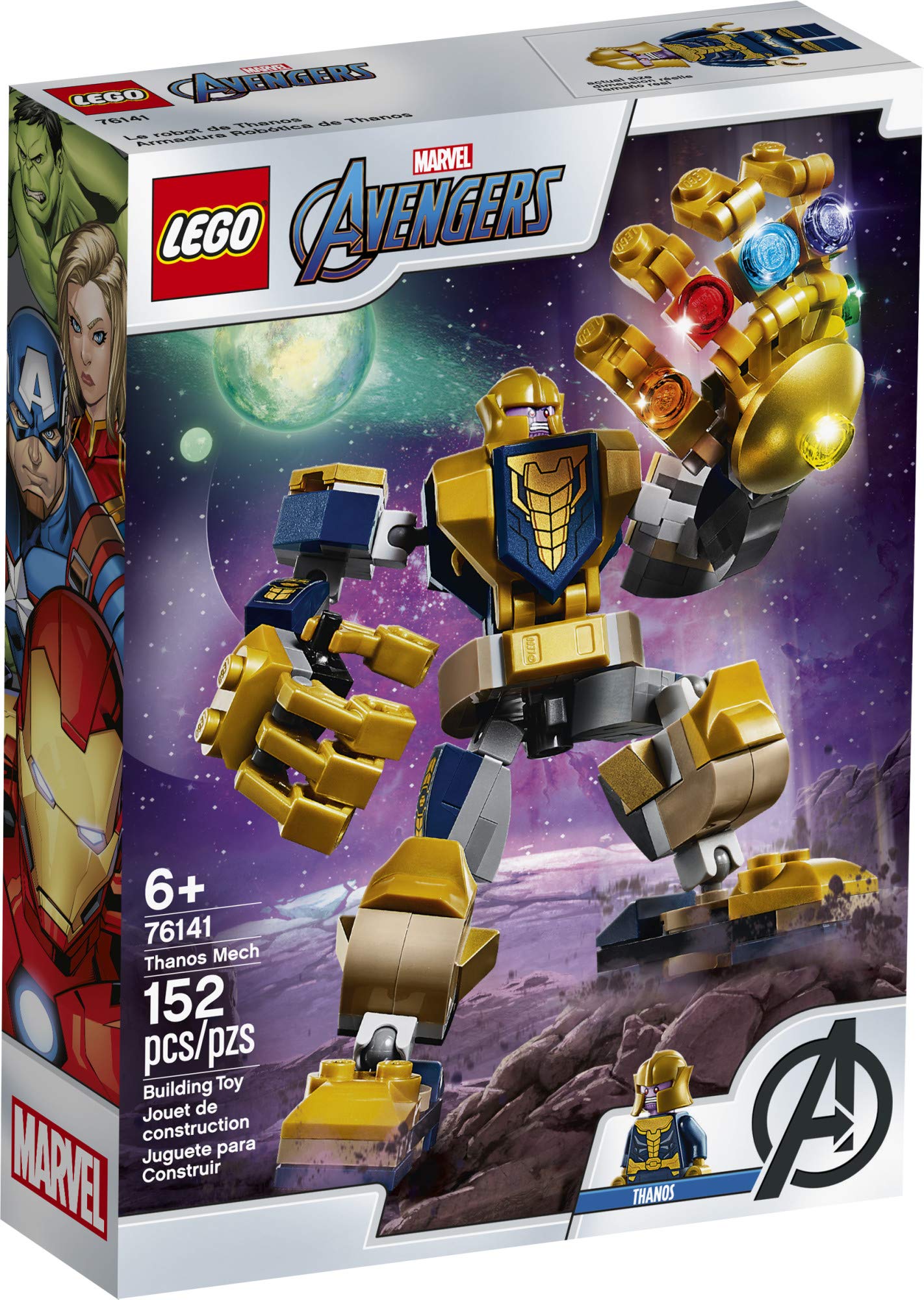 Foto 5 pulgar | Juguete De Construcción Lego Marvel Avengers Thanos Mech 76141 Kids - Venta Internacional.