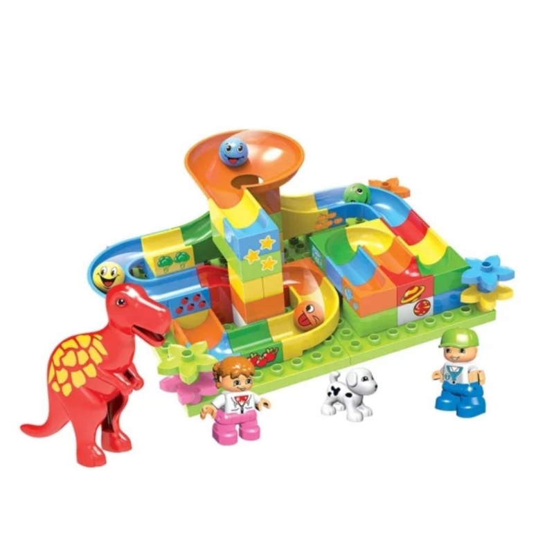 Juguete Deslizante Para Construcción De Bloques, Compatible Con Lego Duplo, 72 Piezas - Venta Internacional.