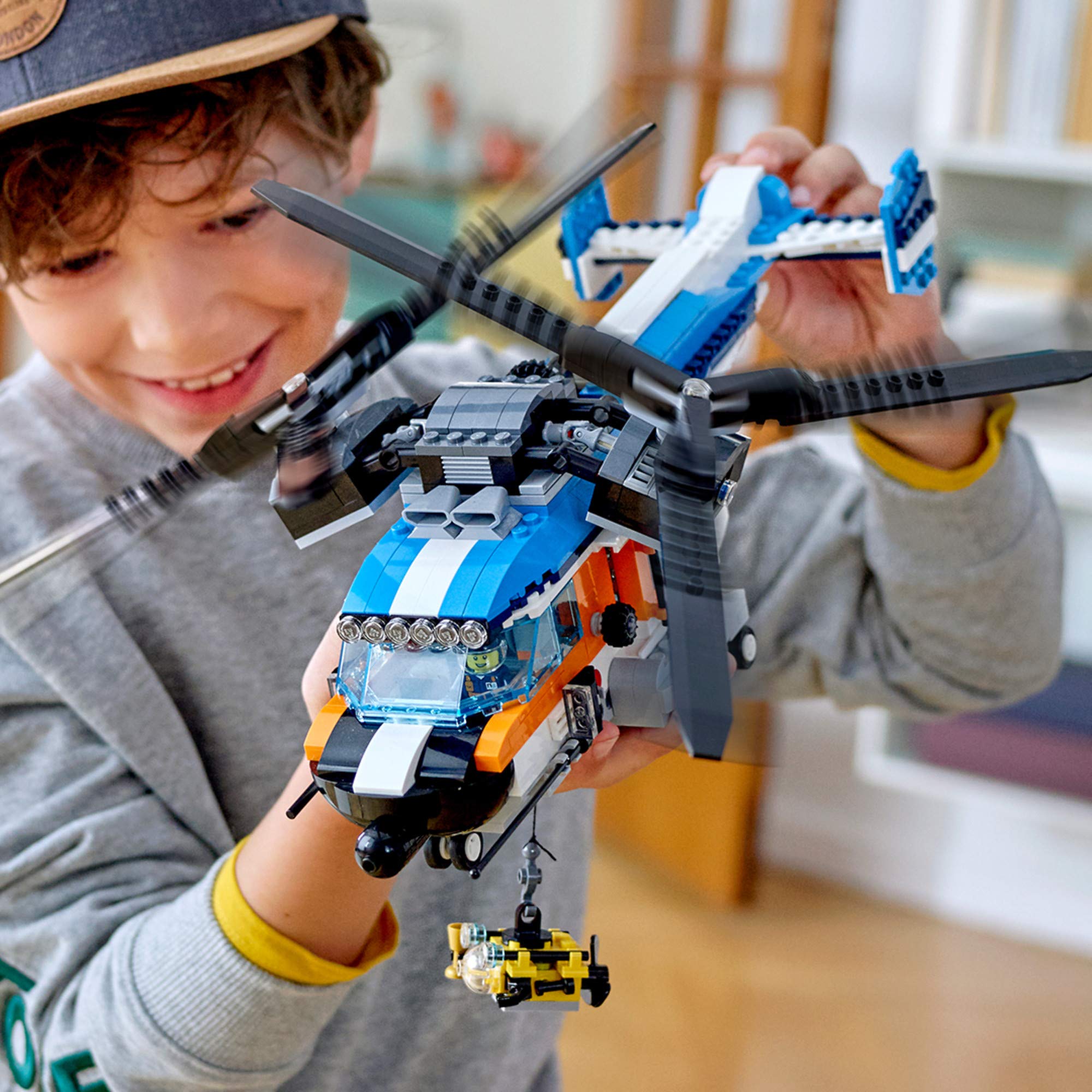 Foto 4 pulgar | Kit de Construcción Lego Creator Helicóptero 3 En 1 De Doble Rotor 31096 - Venta Internacional