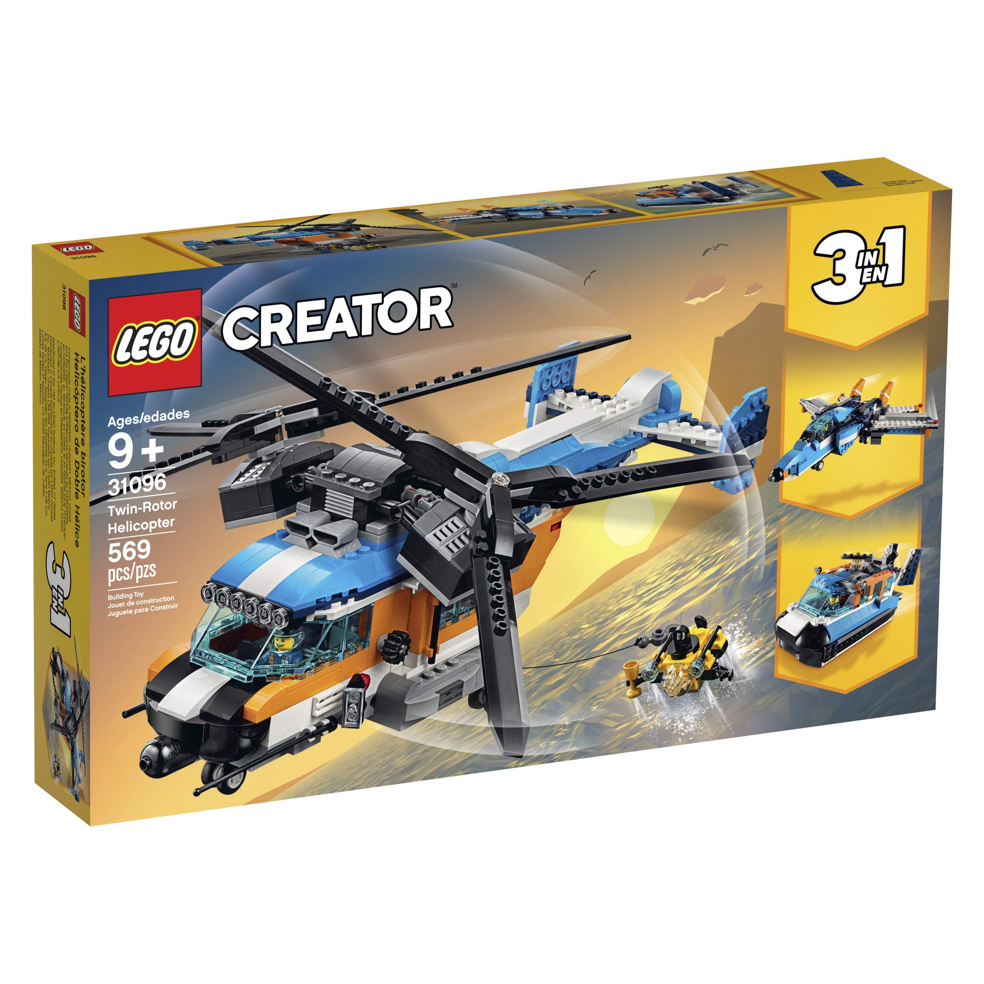 Foto 5 pulgar | Kit de Construcción Lego Creator Helicóptero 3 En 1 De Doble Rotor 31096 - Venta Internacional