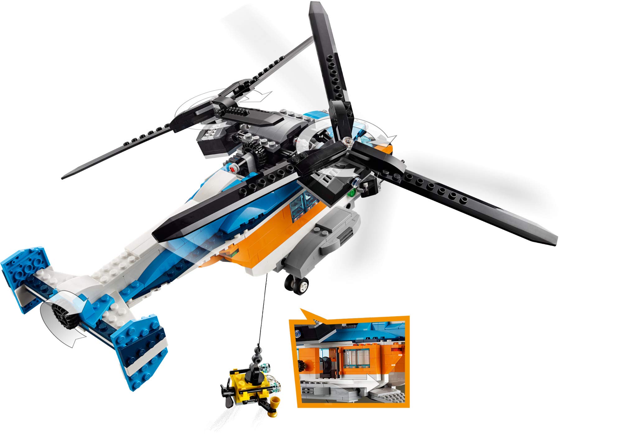 Foto 8 pulgar | Kit de Construcción Lego Creator Helicóptero 3 En 1 De Doble Rotor 31096 - Venta Internacional