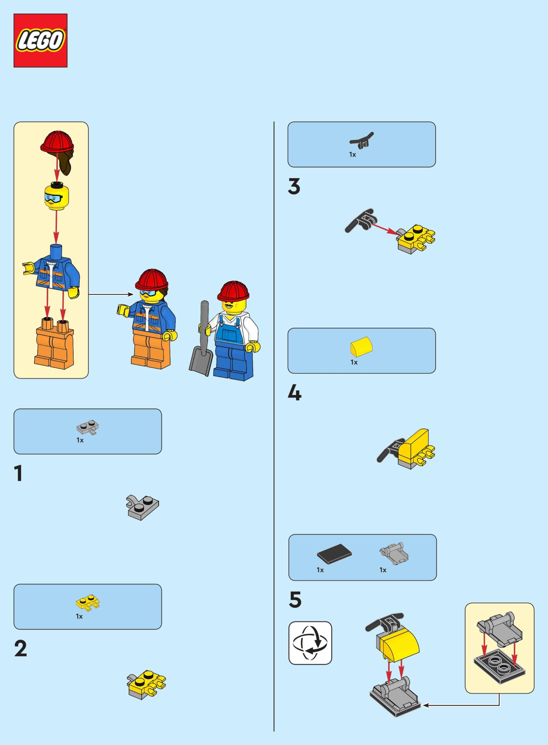 Foto 6 pulgar | Equipo de Constructores Lego City Con Tamper & Tools - Venta Internacional