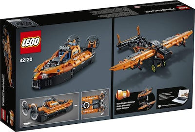 Foto 5 | Kit De Construcción Lego Technic Rescue Hovercraft 42120 457 Piezas - Venta Internacional.