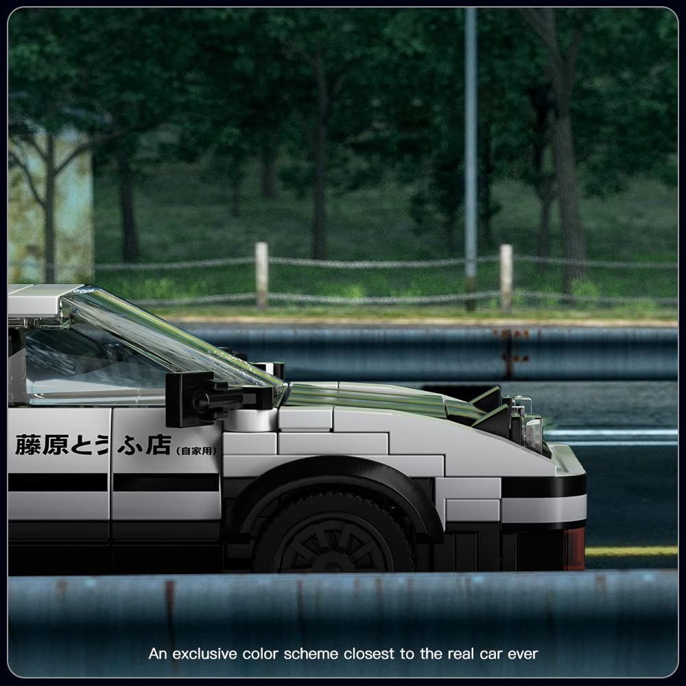 Foto 3 pulgar | Coche Building Toy Mould King Ae86 Initial D Con Vitrina - Venta Internacional.