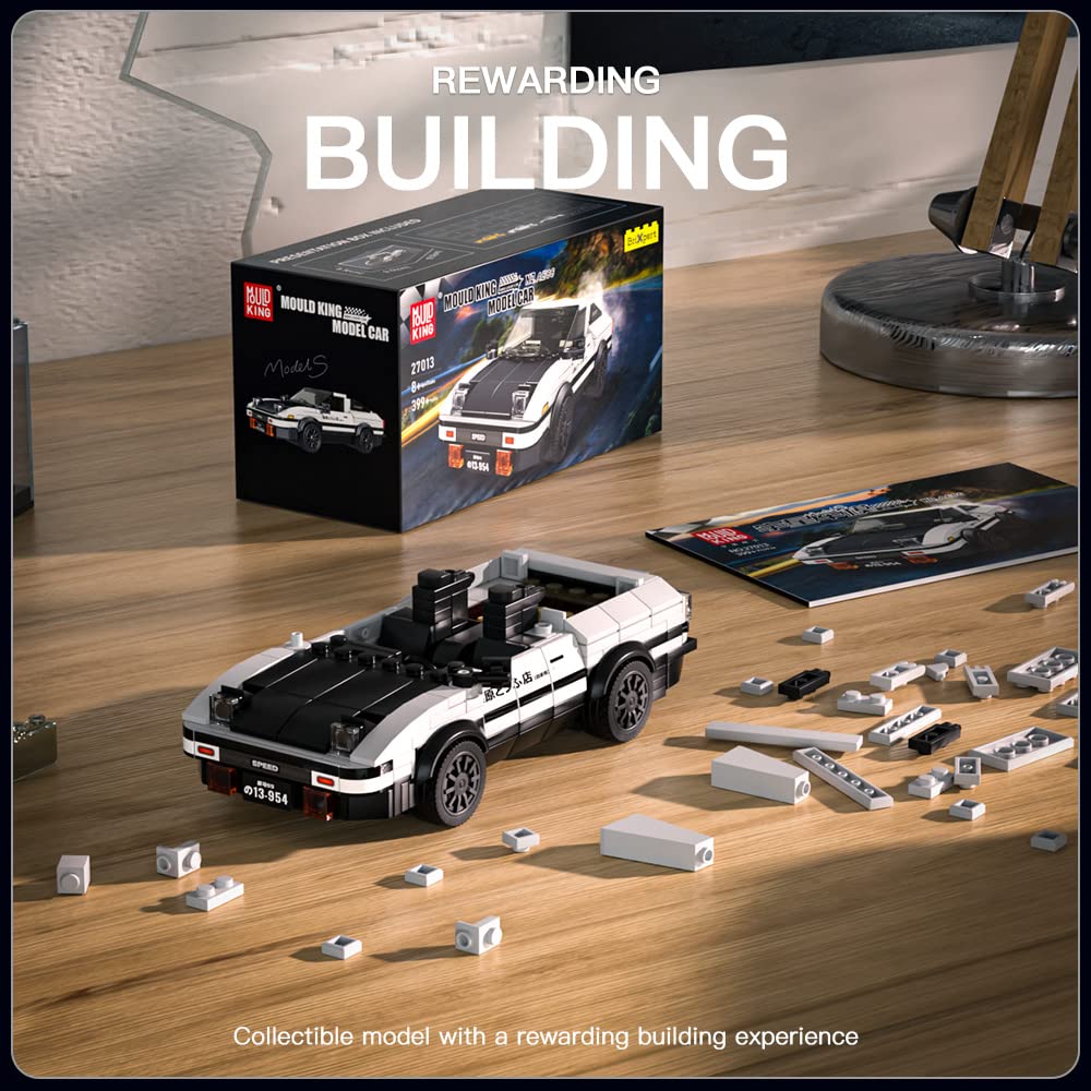 Foto 6 pulgar | Coche Building Toy Mould King Ae86 Initial D Con Vitrina - Venta Internacional.