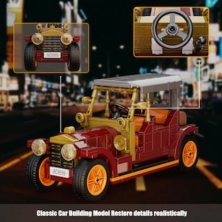 Foto 2 | Set de Bloques de Construcción BuildinBoat Classic Cars 441 Piezas - Venta Internacional