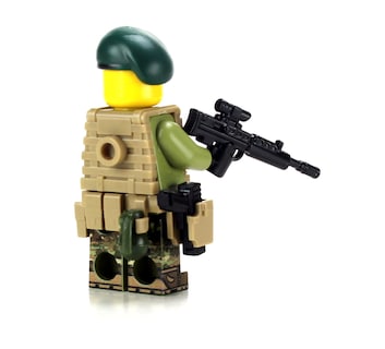 Foto 4 | Minifigura Battle Brick Marpat de Infantería de Marina - Venta Internacional