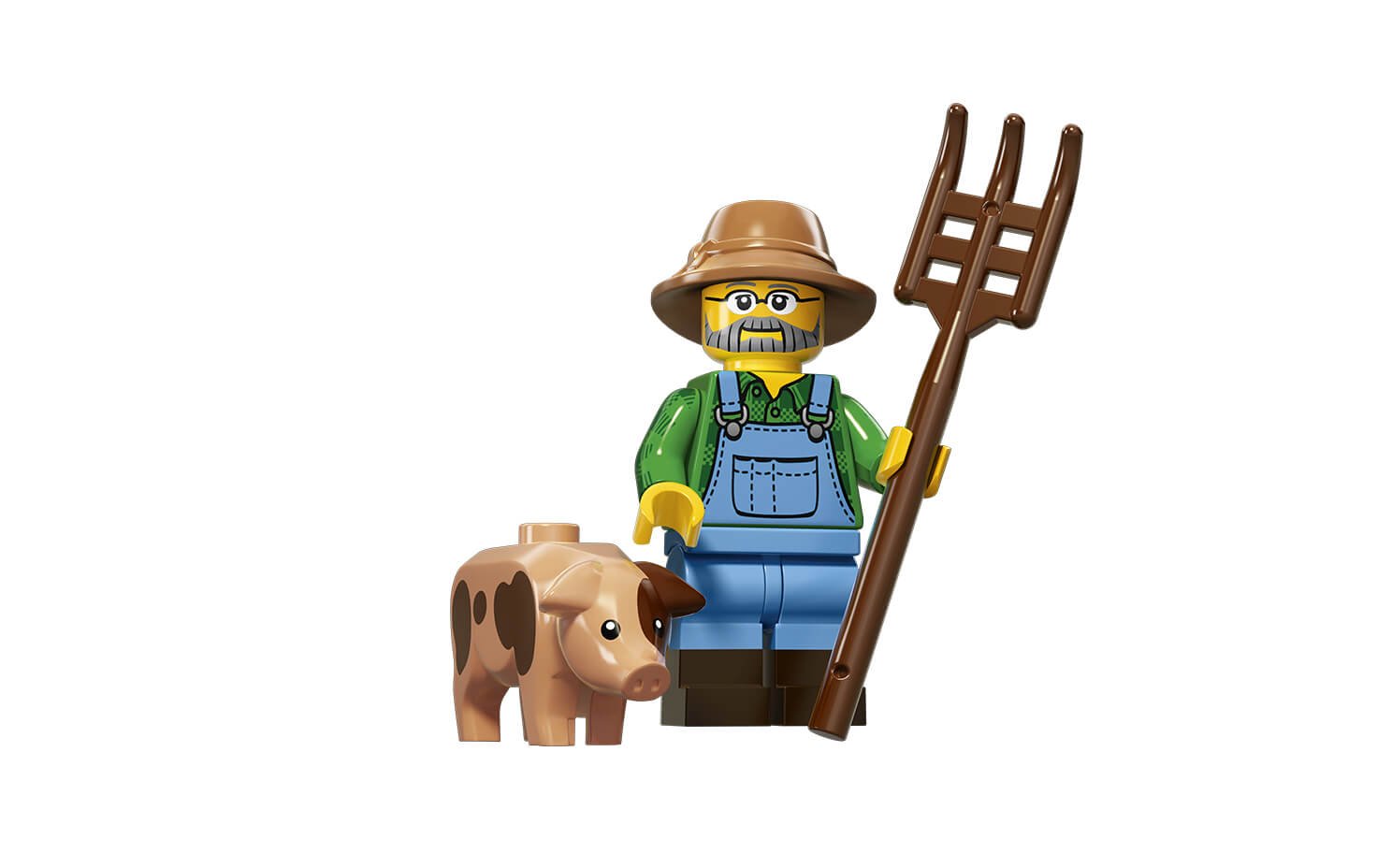 Minifigura Lego Serie 15 Coleccionable 71011 Farmer - Venta Internacional.