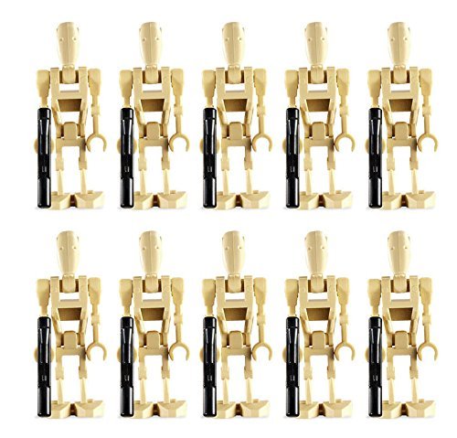Lote Minifig Lego Star Wars Battle Droid X10 Con Blásteres - Venta Internacional.