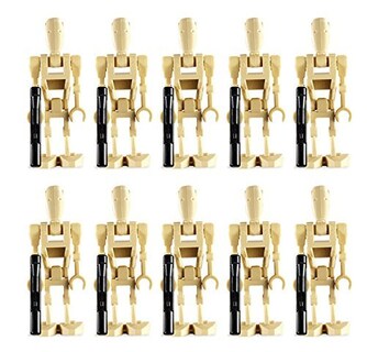 Foto 1 | Lote Minifig Lego Star Wars Battle Droid X10 Con Blásteres - Venta Internacional.
