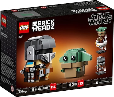 Foto 6 | Juguete De Construcción Lego Brickheadz Star Wars Mandalorian 75317 - Venta Internacional.