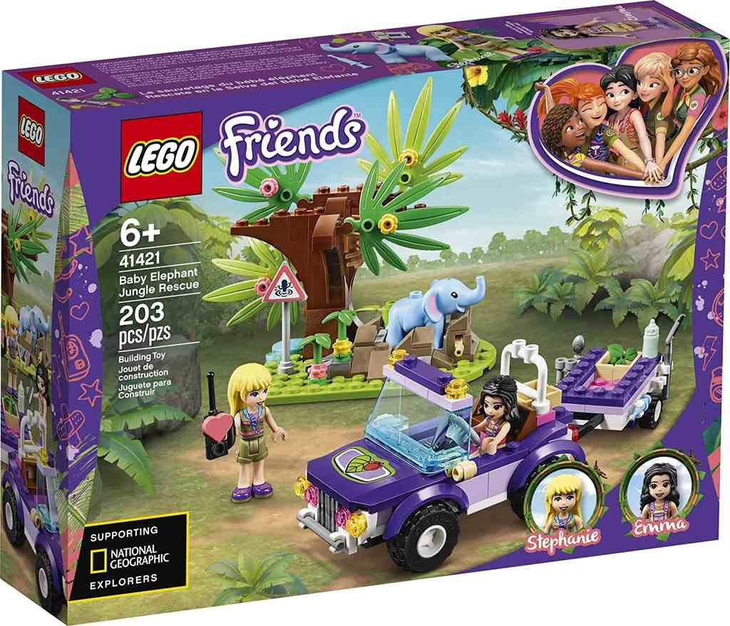 Kit De Construcción Lego Friends Baby Elephant Jungle Rescue 41421 - Venta Internacional.