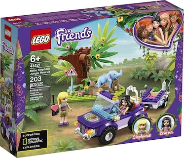 Foto 1 | Kit De Construcción Lego Friends Baby Elephant Jungle Rescue 41421 - Venta Internacional.