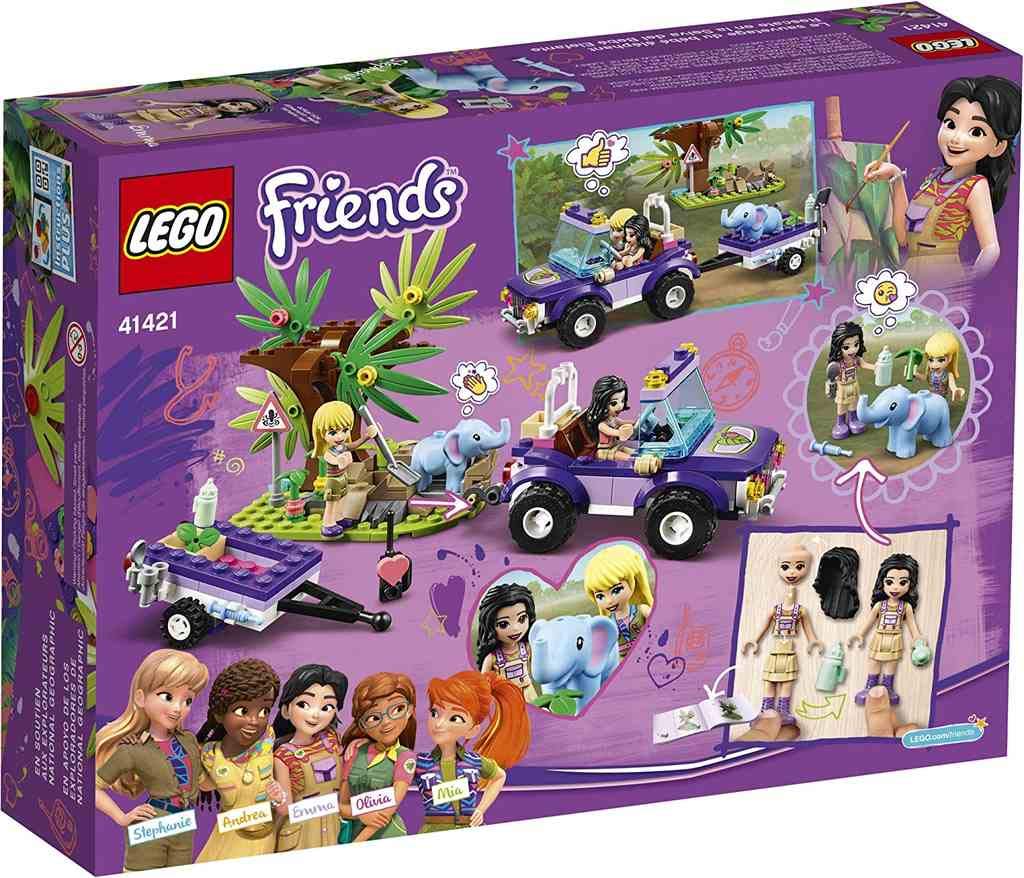 Foto 3 pulgar | Kit De Construcción Lego Friends Baby Elephant Jungle Rescue 41421 - Venta Internacional.