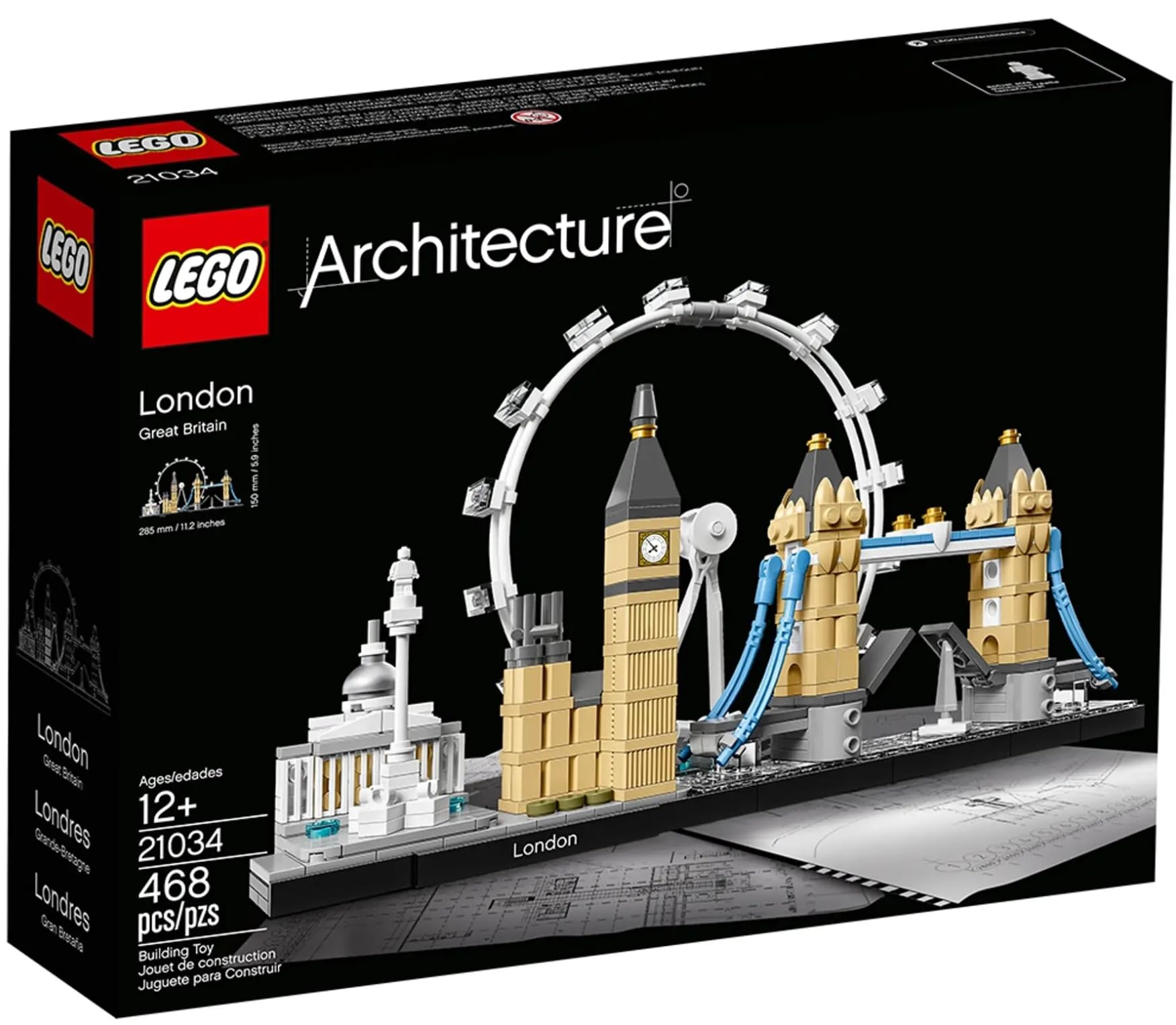Bloques de Construcción Lego Architecture London Skyline 21034 - Venta Internacional