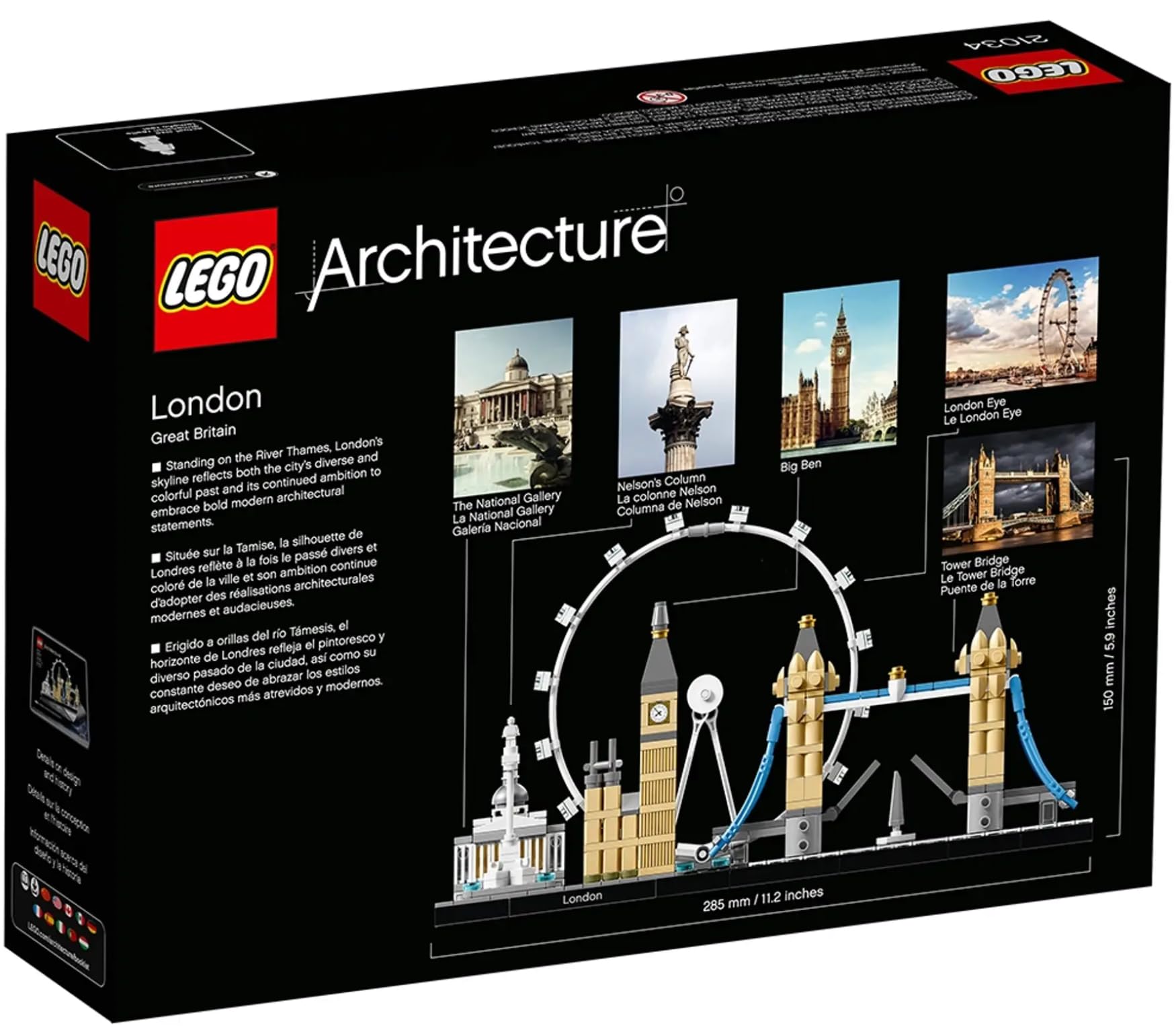 Foto 3 pulgar | Bloques de Construcción Lego Architecture London Skyline 21034 - Venta Internacional
