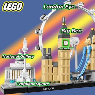 Foto 3 | Bloques de Construcción Lego Architecture London Skyline 21034 - Venta Internacional