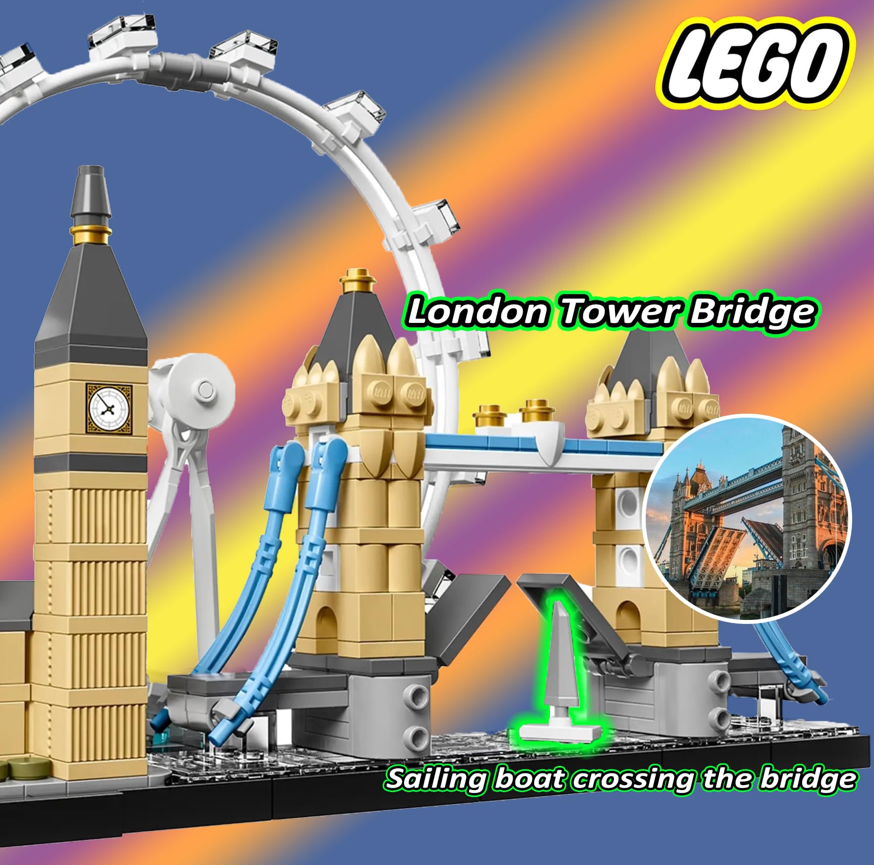 Foto 4 | Bloques de Construcción Lego Architecture London Skyline 21034 - Venta Internacional