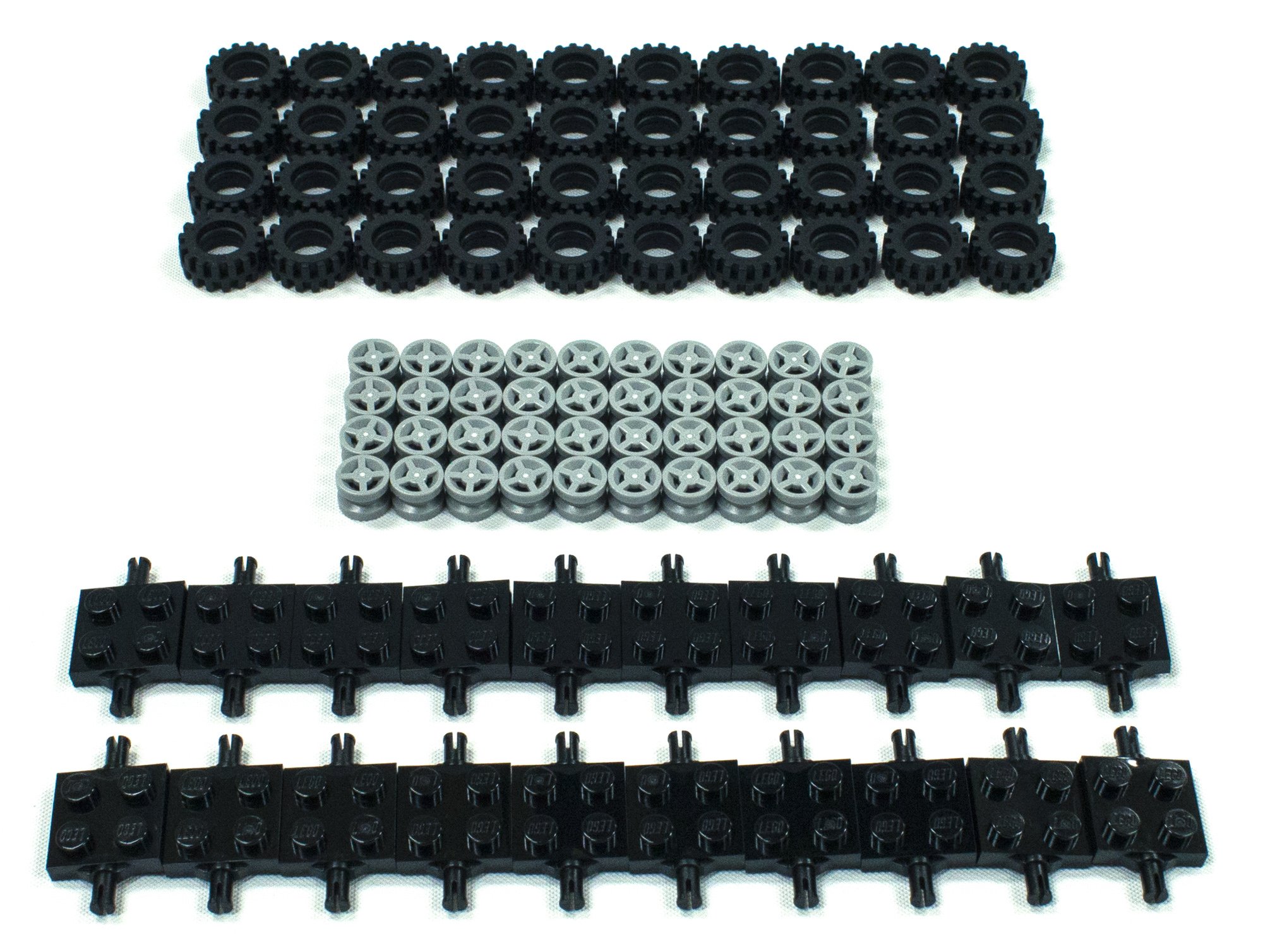 Foto 2 pulgar | Lote Lego de Neumáticos y Ejes Cuadrados 100 Piezas - Venta Internacional